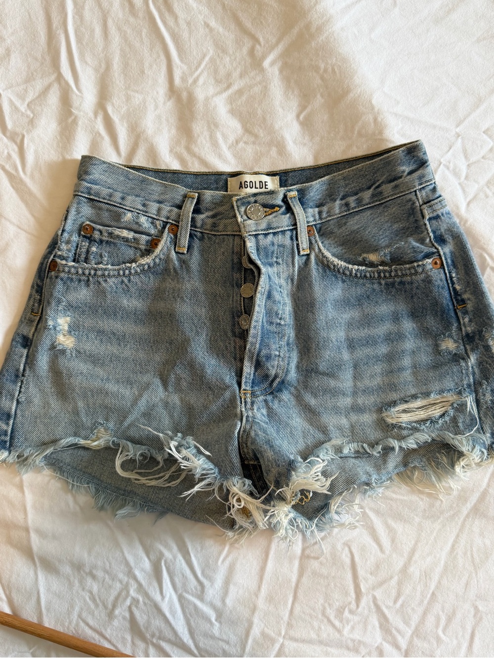 Agolde Parker Vintage Cut Off Short in Swapmeet